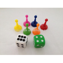 plastic pawns dices